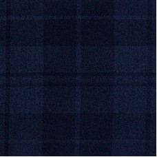 Reiver Light Weight Tartan Fabric - Douglas Dark Navy